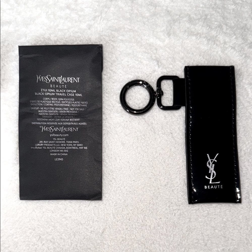 Yves Saint Laurent Black Key & lip stick/balm/concealer travel fragrance Holder